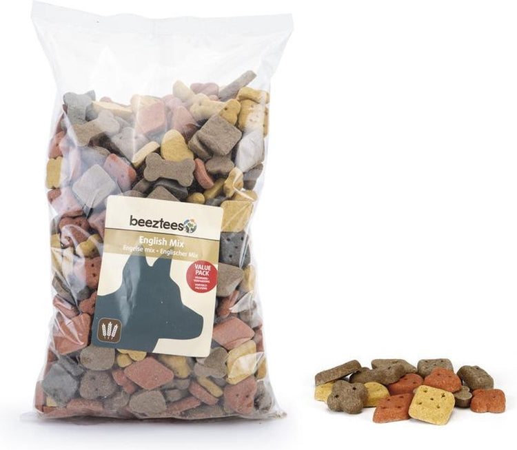Beeztees English Mix – Hundekekse – Hundesnack – Vorteilspackung – 1400 Gramm