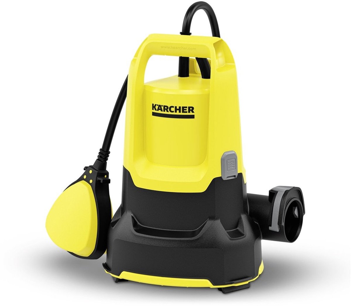 Kärcher SP 9.000 flache Tauchpumpe - Wasserleistung 9000 l·h - Flachansaugung bis 1 mm - Korngröße max. 5 mm
