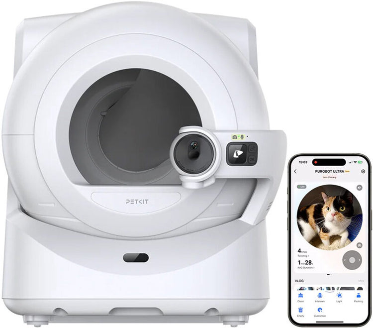 Petkit - purobot ultra - automatische Katzentoilette - mit Kamera - revolutionäre 360° - Verhaltensüberwachung - Tiergesundheit