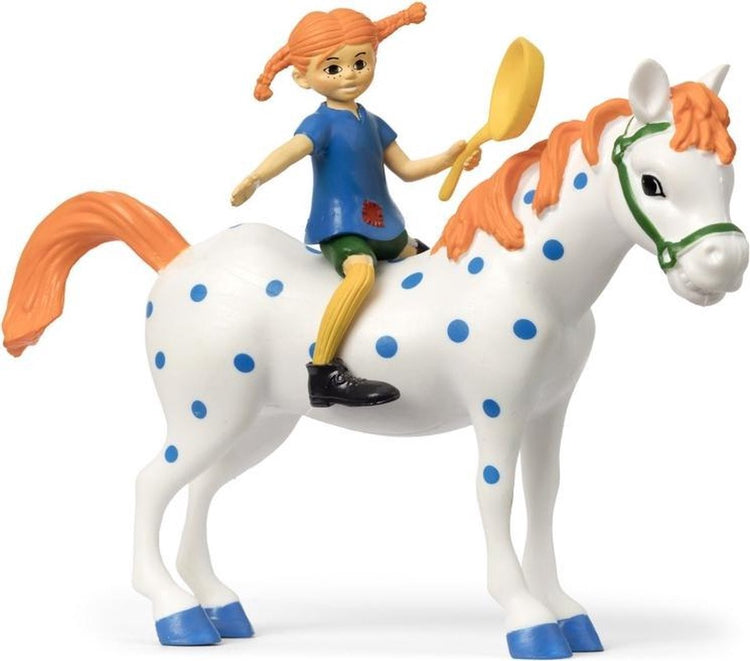 Pippi Langstrumpf Figuren und weiß