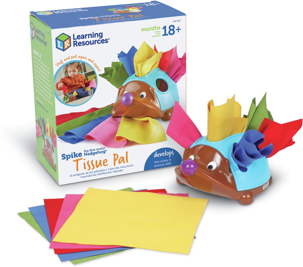 Lernressourcen für die Feinmotorik Hedgehog® Tissue Pal™ – 3+