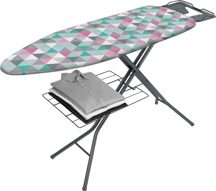 Metaltex – Bügelbrett Antares 115 x 38 – Bügeltisch – höhenverstellbar