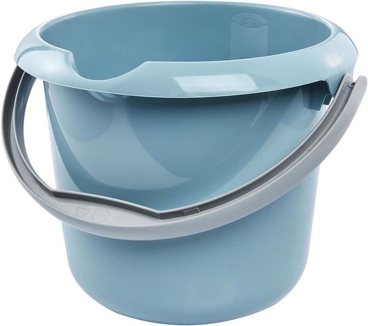Kompakter 5-Liter-Eimer von Sans Marque mit Messskala und ergonomischem Griff – perfekt für Haus und Garten