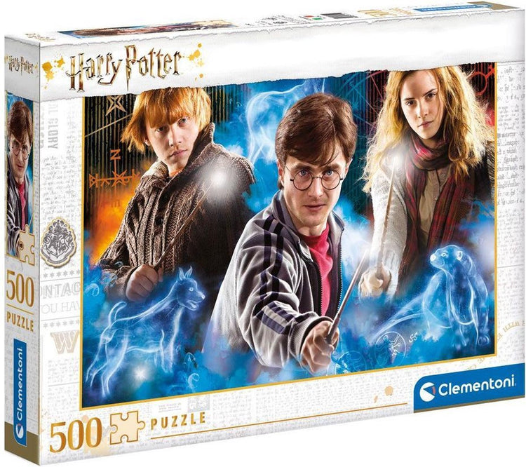 Clementoni – Puzzle – 500 Teile – Harry Potter 2 Kompaktbox – Puzzle für Kinder und Erwachsene
