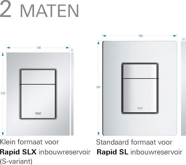 Grohe Skate Cosmopolitan Bedienplatte – Dual – Kunststoff – Cool Sunrise Brushed (Mattgold)