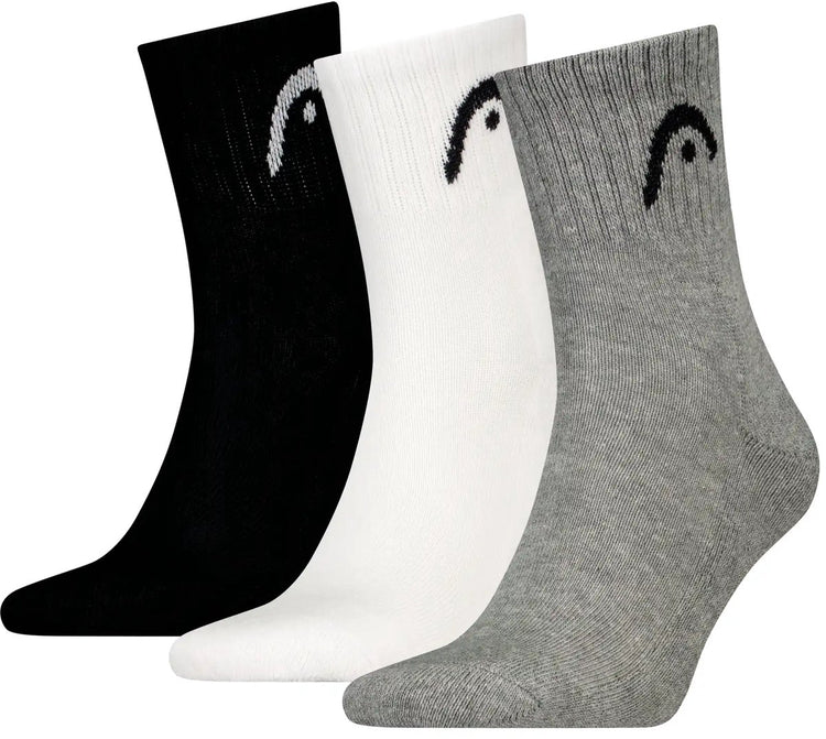 Head – Unisex – Sportsocken für alle Sportarten – Training – 3er-Pack – Größe 43–46