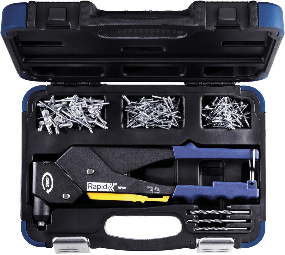 Rapid RP60 Multi-Rotationskopf-Nietgerät-Koffer – 5001128