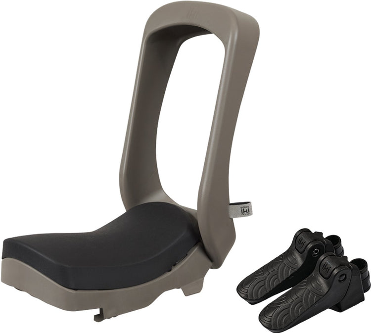 Urban Iki Junior Fahrradsitz – ohne Montagerahmen – Suzume Grey Bincho Black –