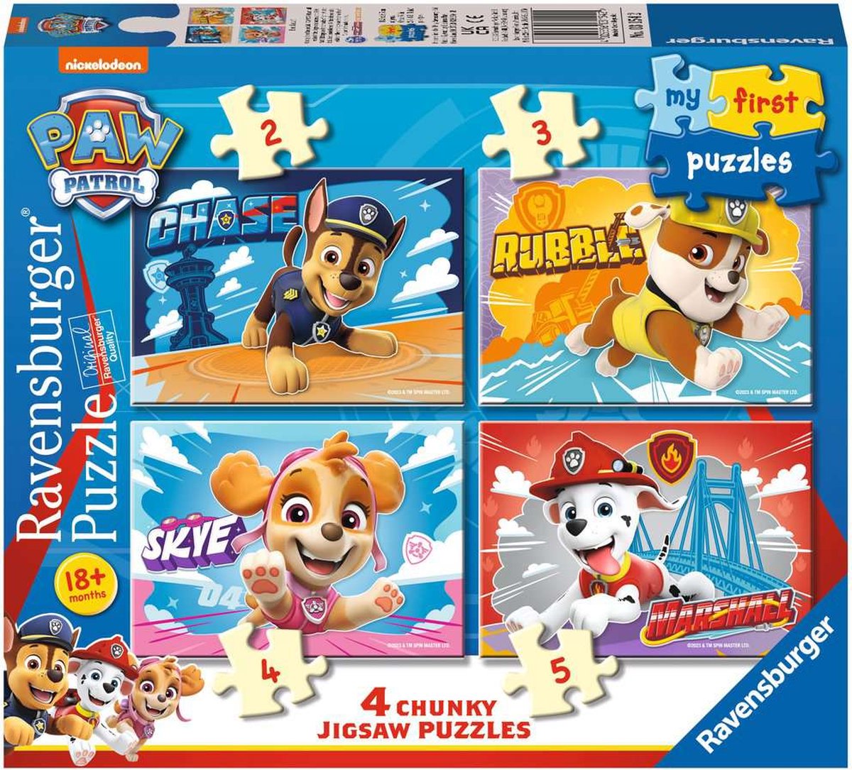 Ravensburger - meine erste Rätselpfotenpatrouille 4in1