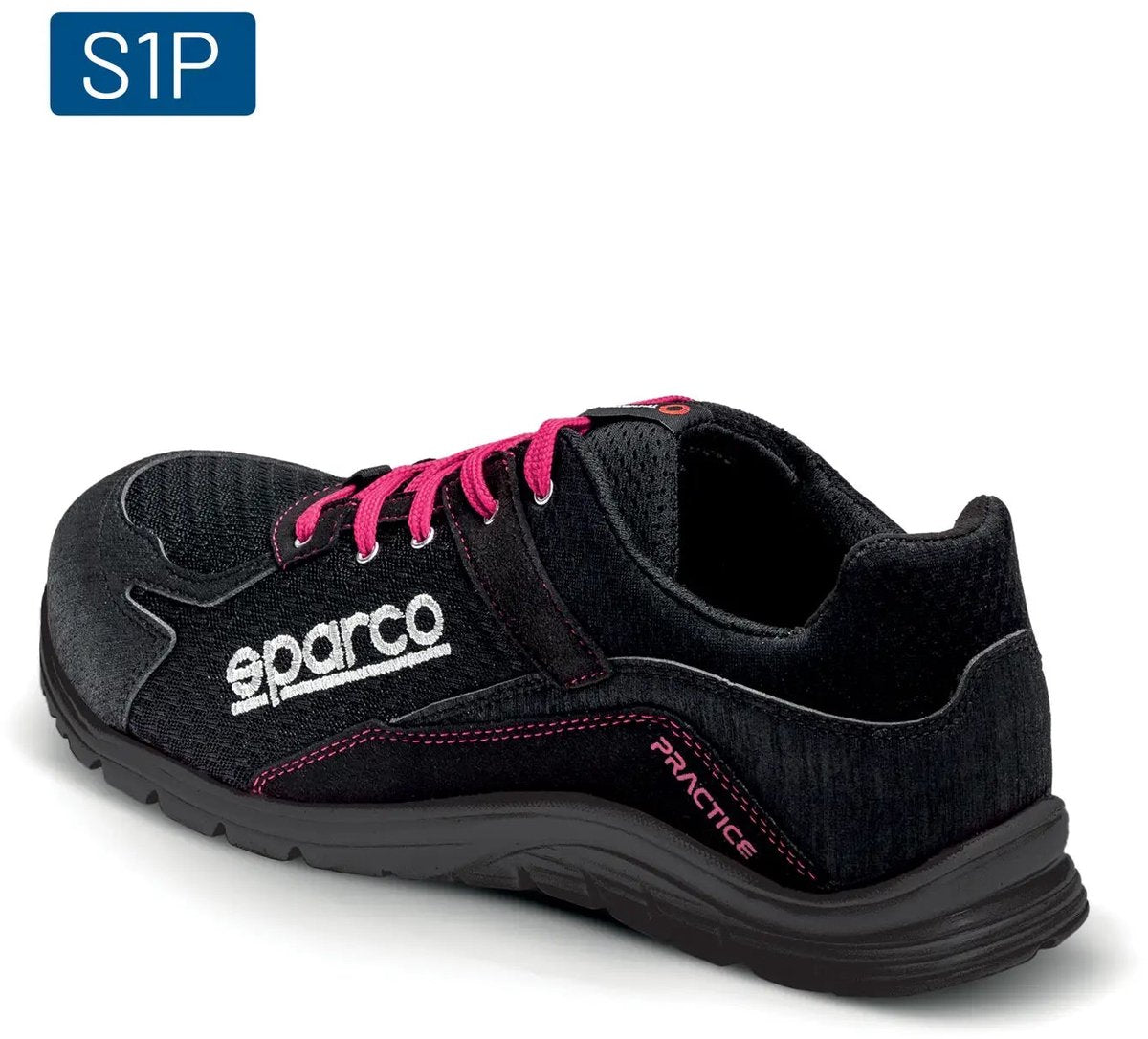Sparco Sicherheitsschuhe üben schwarz rosa
