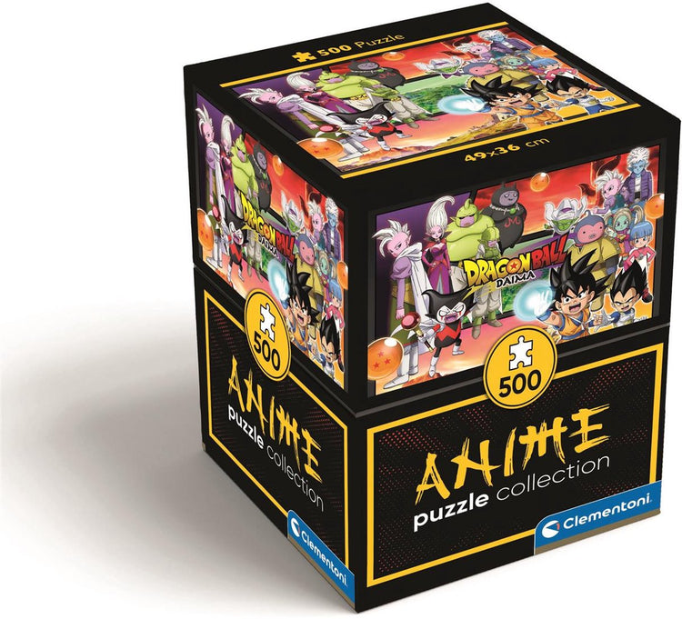 Clementoni – Puzzle – 500 Teile – Dragon Ball Daima – Anime-Sammlung – Würfel – Puzzle für Kinder und Erwachsene