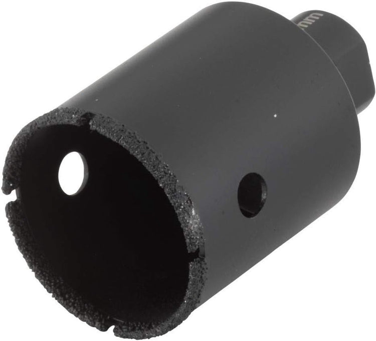 Wolfcraft – Diamantbohrer 50 mm für Winkelschleifer – Fliesenbohrer 50 mm – Diamant-Lochsäge – 5946000
