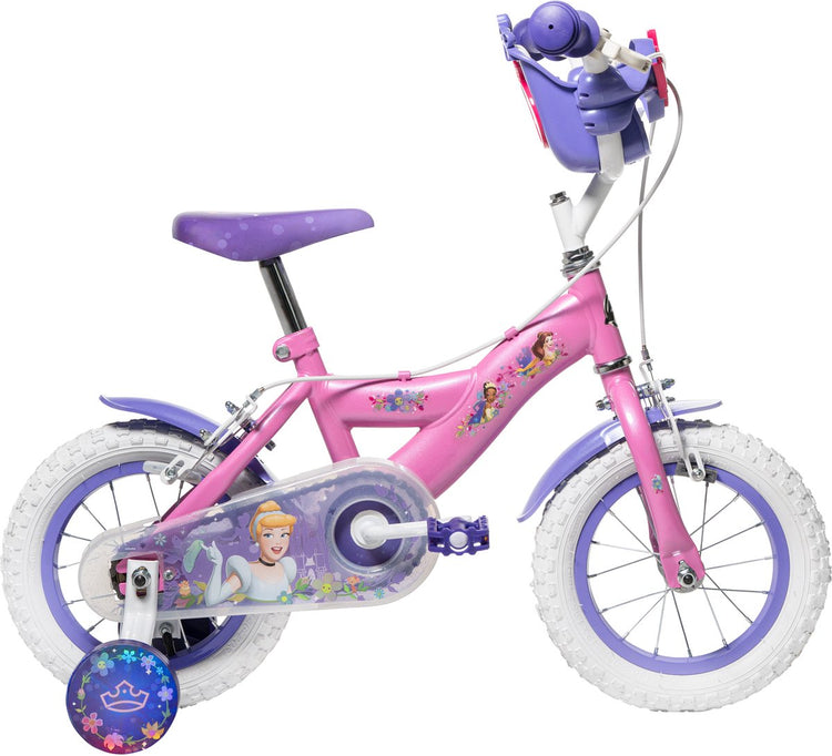 Huffy Disney Prinzessinnenfahrrad 12 Zoll – Kinderfahrrad – mit Stützrädern