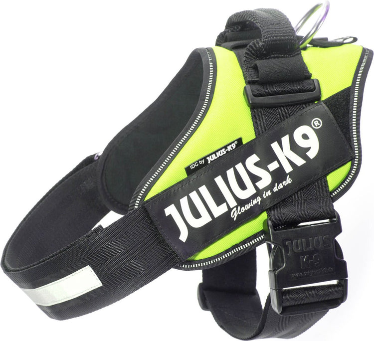 Julius K9 Julius-K9 IDC Power Harness – Hundegeschirr – L – Größe 1 – Neon