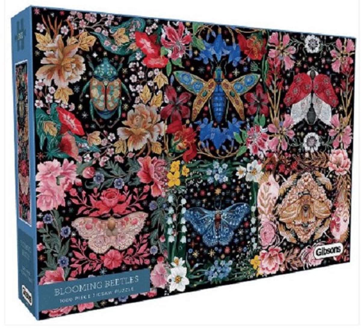 Gibsons – Blühende Käfer (von Maria Matos) – 1000 Teile 68×49cm (B×H) – Puzzle für Erwachsene