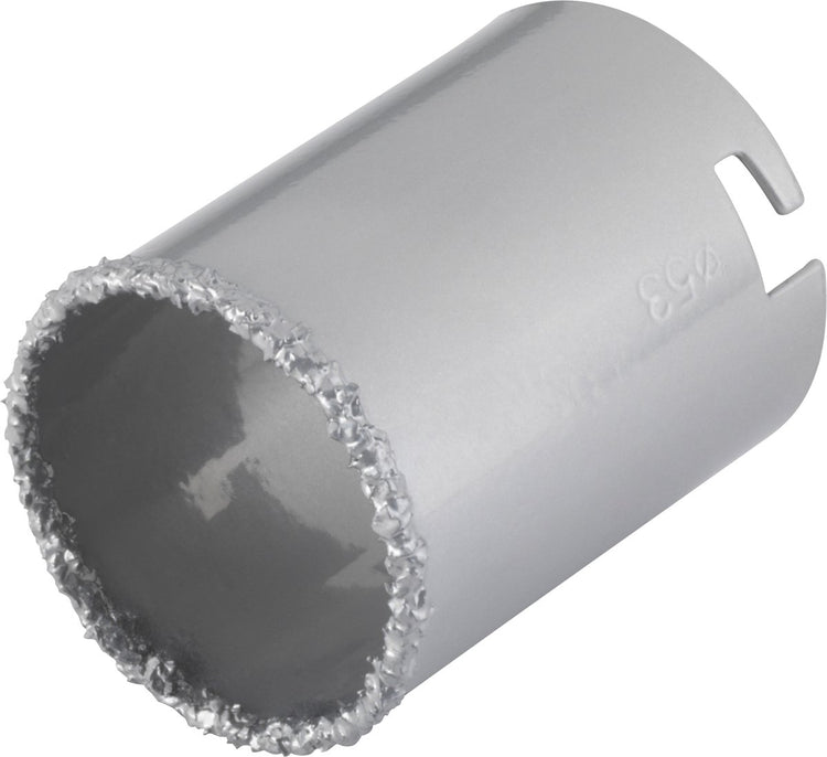 Wolfcraft – Lochsäge 53 mm für Fliesen – Bohrer mit Hartmetallbeschichtung – 3474000
