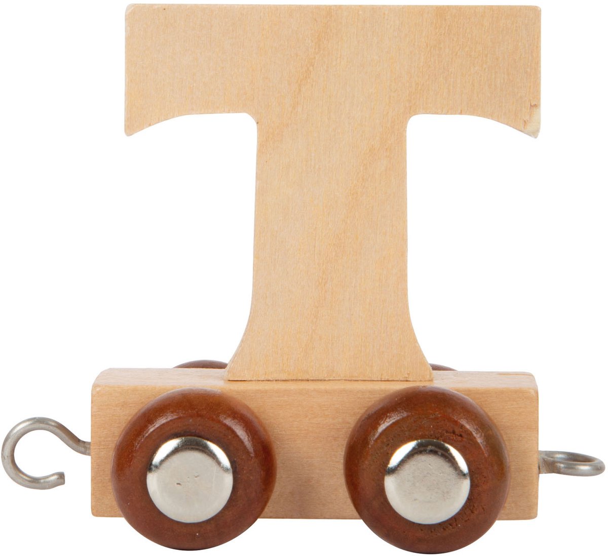 Kleiner Fuß - Holzschrift - T - 12 Stücke