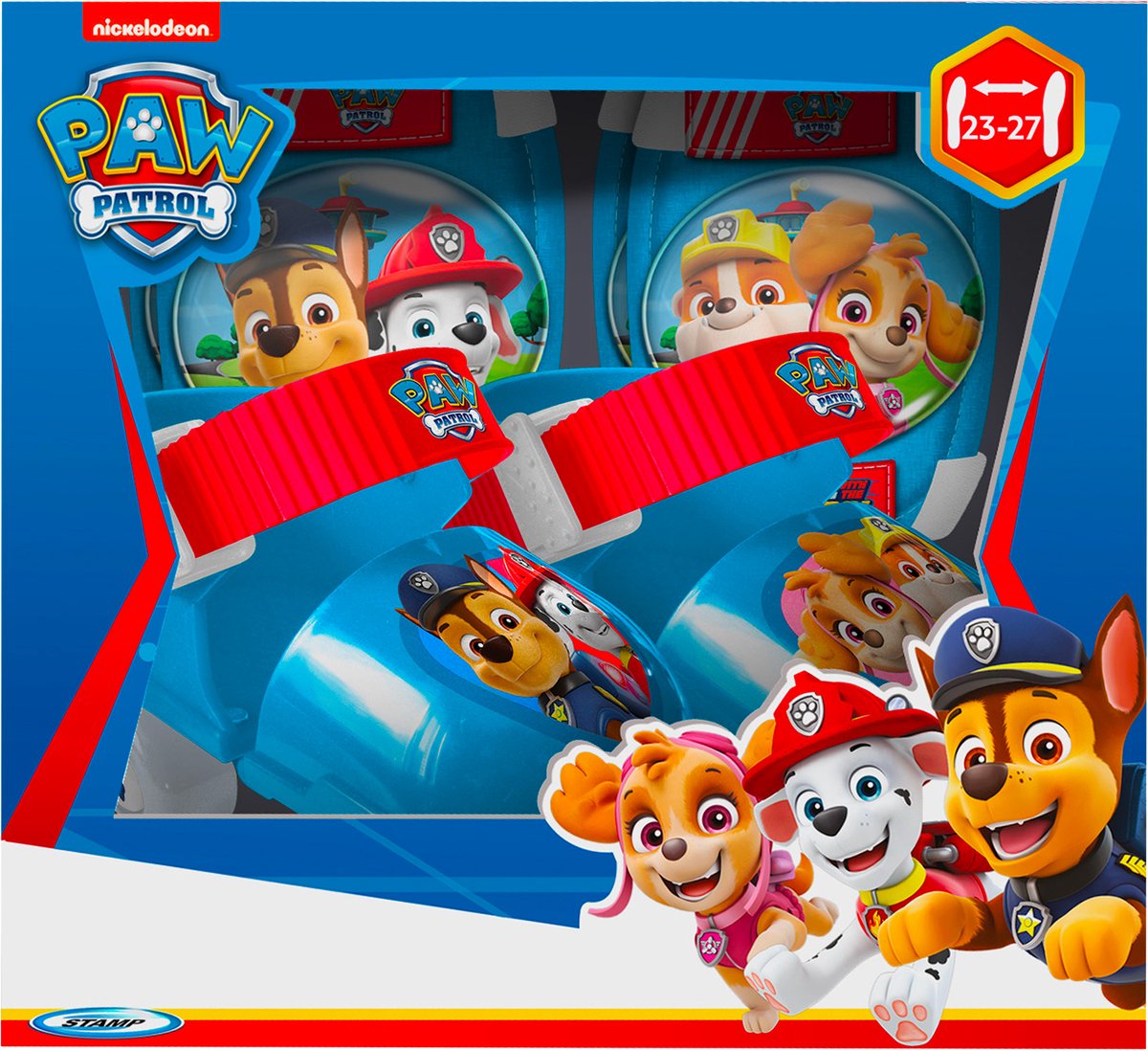 PAW Patrol Roller Skates Verstellbare blaue Größe 23-27