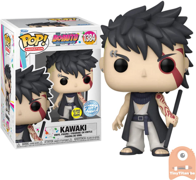 Funko-Pop! Boruto Naruto Next Generations – Kawaki #1384 leuchtet im Dunkeln, exklusiv für AAA-Anime