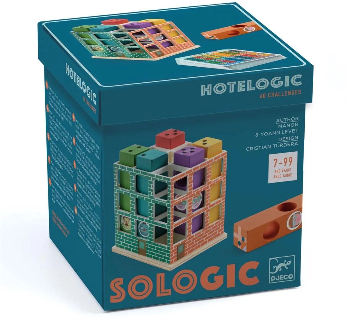 Djeco-Spiel hotellogic – herausforderndes Denkspiel für Kinder und Erwachsene.