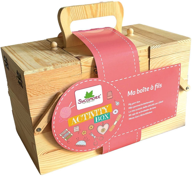 Sycomore kreatives Bastelset Aktivitätsbox für Kinder ab 7 Jahren.