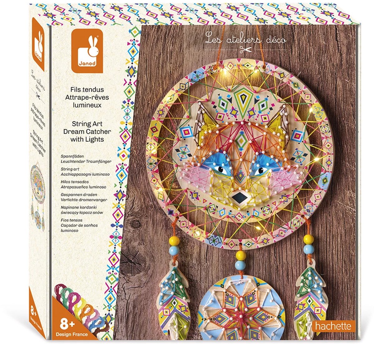 Janod – Les Ateliers Déco – Fuchs-Traumfänger-Bastelset
