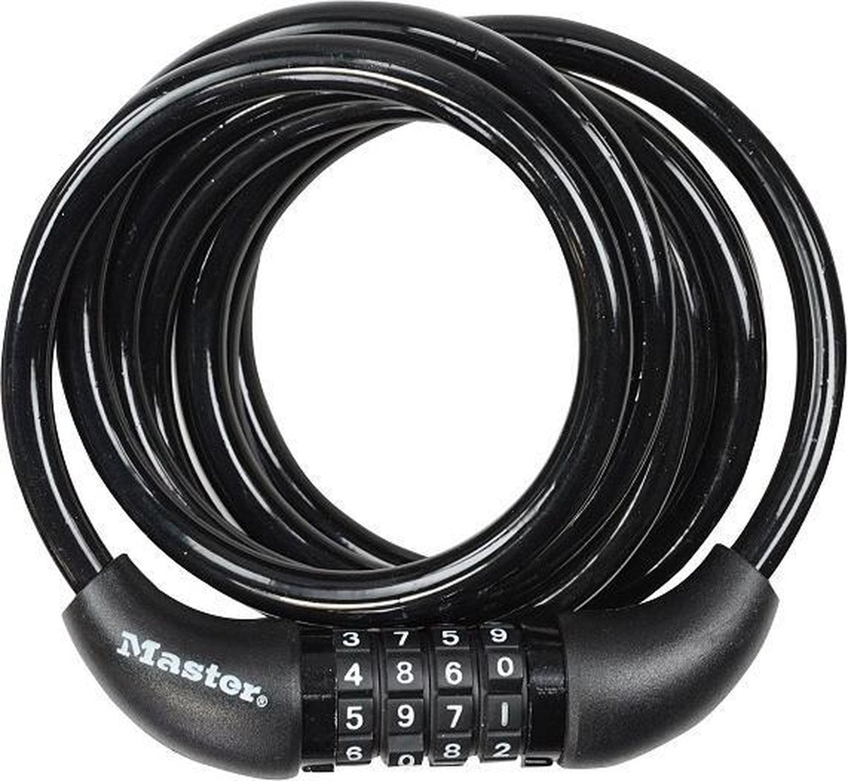 Masterlock Spiralkabelschloss, 1,80 m x 8 mm – 8221eurdpro 8221eurdpro