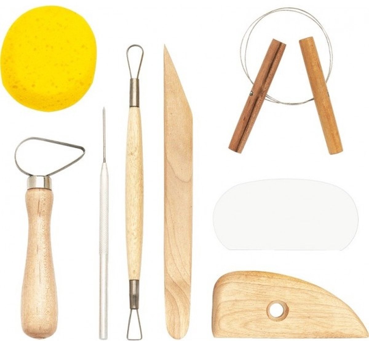 Kangaro-Tonwerkzeuge – 8-teilig – k-840100