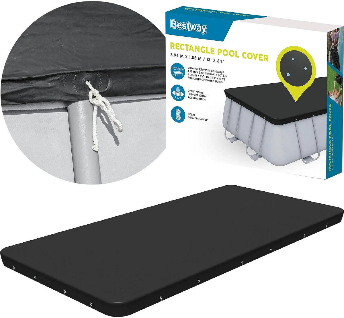 Bestway Flowclear Schwimmbadabdeckung 404 cm