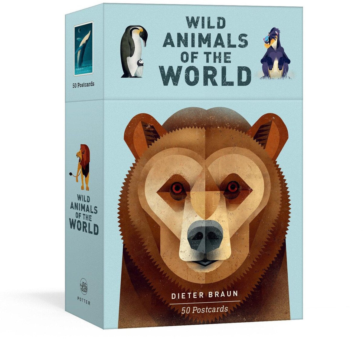 Ballantine Bücher wilde Tiere der Welt: 50 Postkarten