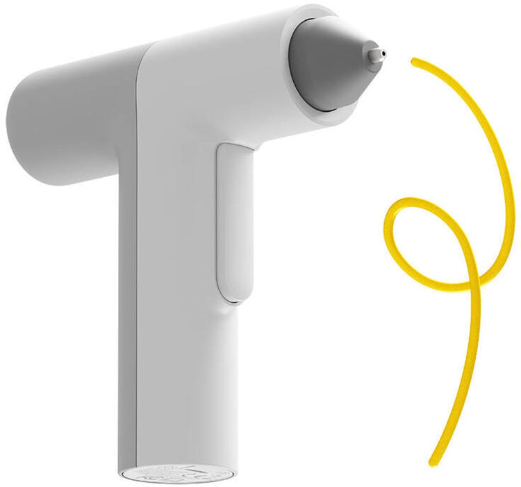 Hoto Akku-Heißklebepistole (automatischer Vorschub) – Akku-Heißklebepistole (automatischer Vorschub) – inklusive 40 Klebesticks – wiederaufladbar über USB-C – schnelles Aufheizen, doppelte Stromversorgung – Heimwerken, Basteln und Reparaturen