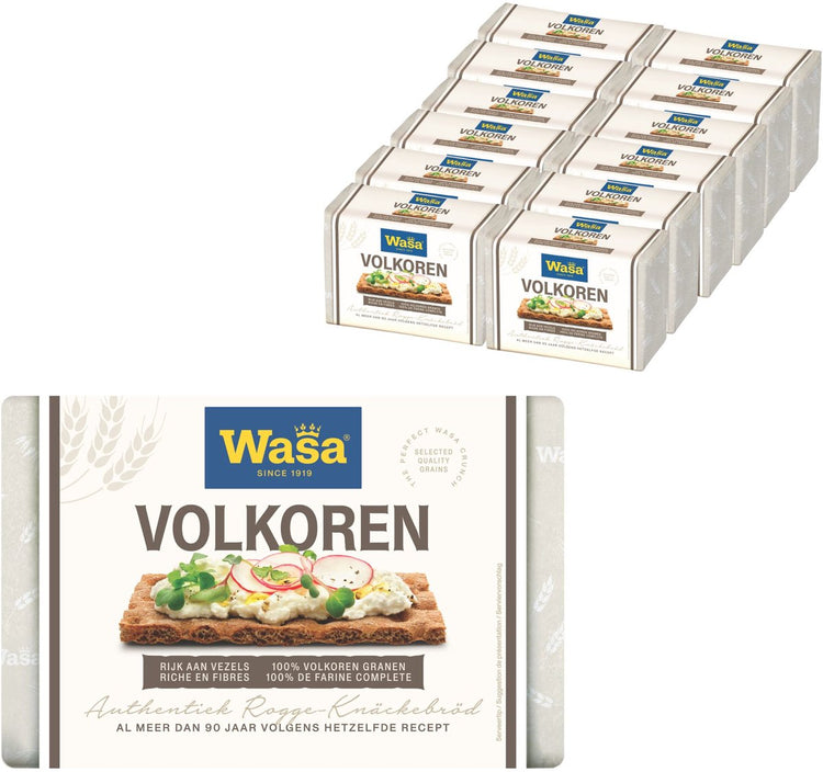 Wasa Vollkorn-Knäckebrot – 12 x 260 g