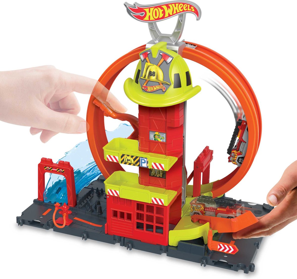 Hot Wheels City Super Fire Station – Figurenset