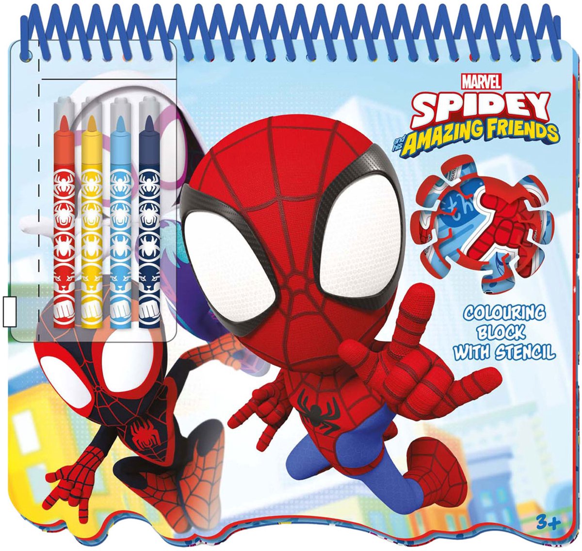 Spidey Schablone Zeichnenblock