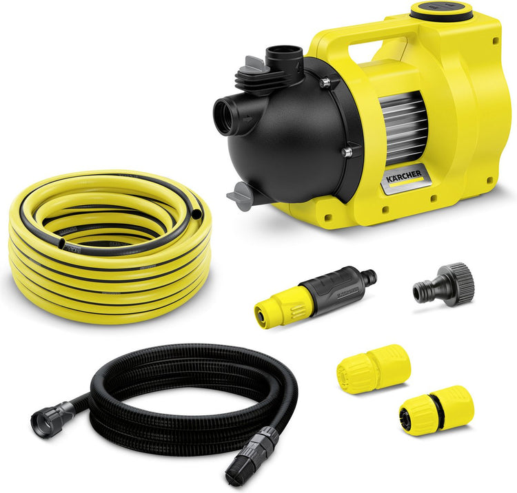 Kärcher BP 4.500 Gartenset plus Bewässerungspumpe - Wasserertrag 4.500 l·h - Förderhöhe 36 m - Ansaughöhe 8 m