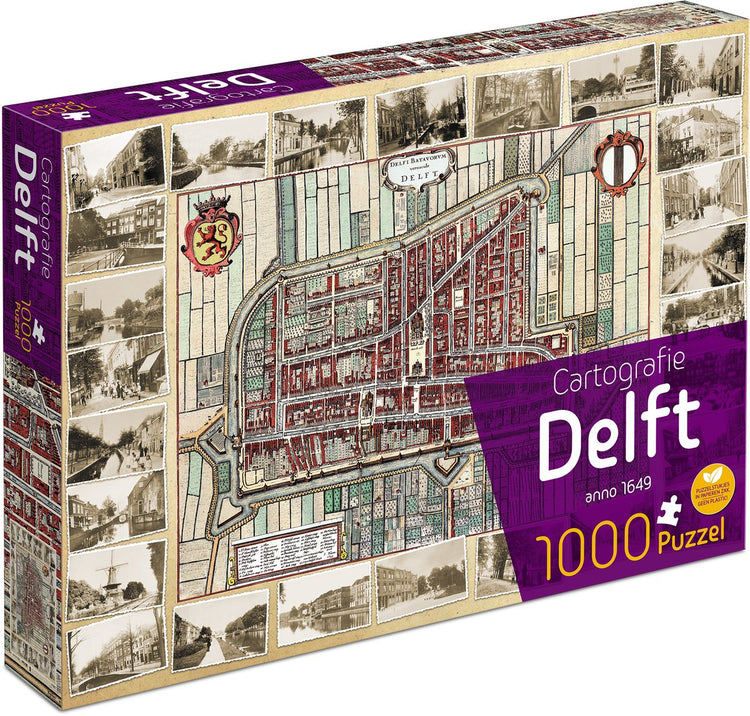 Tuckers lustige Fabrikkartographie Delft (1000) – Puzzle