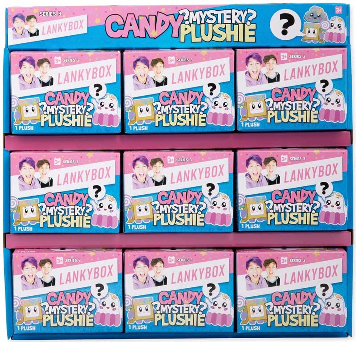 Lankybox Kuscheltier Mini Mystery Plushies mehrfarbig.