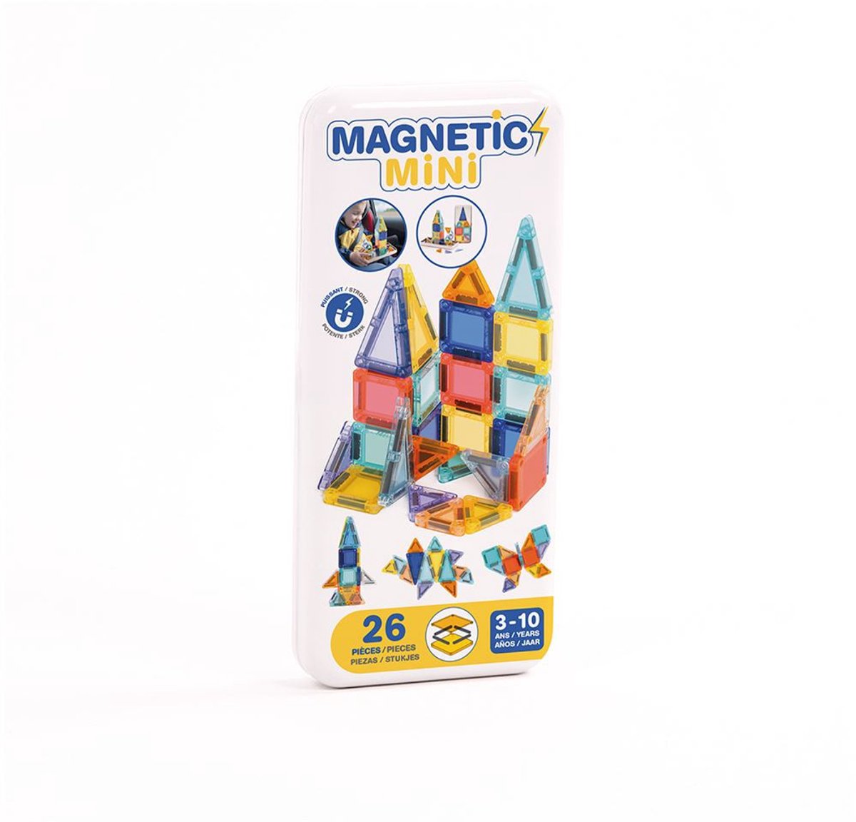 Ludi - Magnetfliesen - Magnetplatten - Magnetfliesen - 26 Stück -