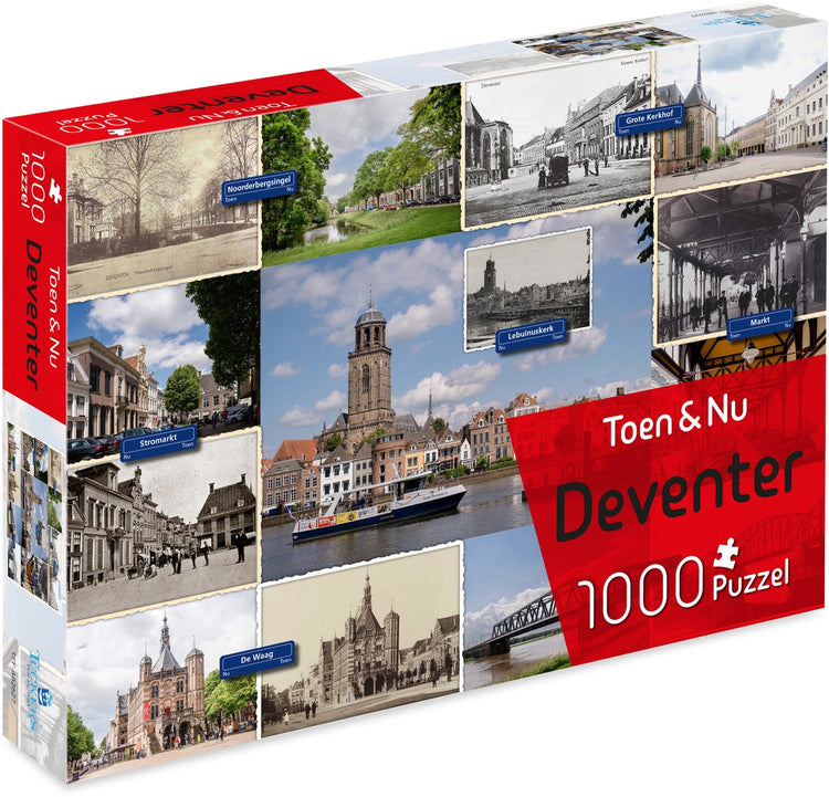 Tuckers Spaßfabrik, damals, heute, Puzzle – Deventer (vom Fotografen Robert Mulder) – 1000 Teile – Puzzles