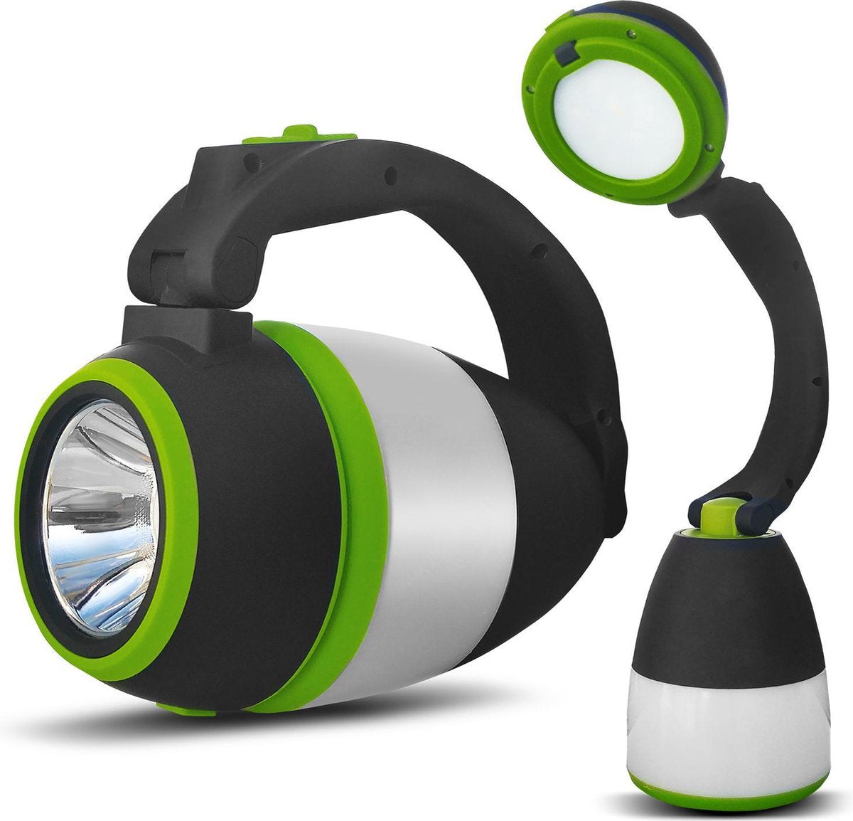 Maclean mce294 – 3 in 1 LED-Lampe, Campinglampe – Tischlampe – Taschenlampe – faltbar, für den Außenbereich, 3 Lichteinstellungen