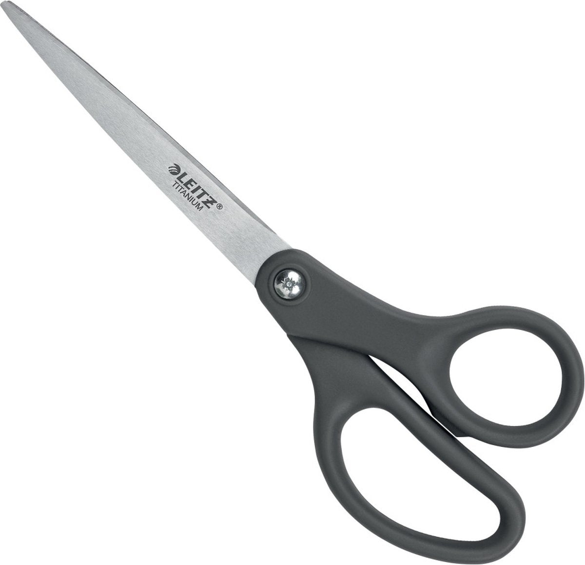 Leitz Titanschere 180 mm - ergonomischer Griff - dunkelgrau