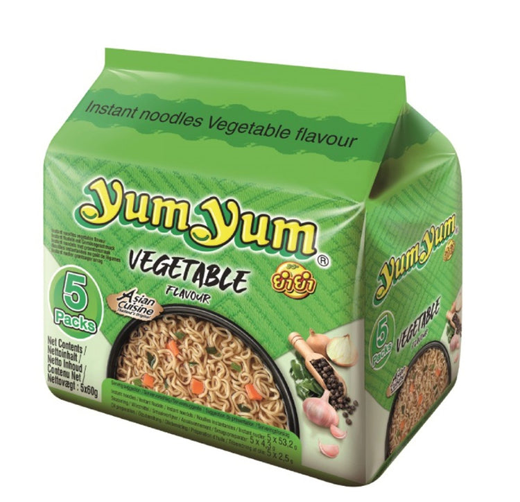 Yum Yum Gemüsenudelsuppe 5er-Pack – 6 x 300 g – Vorteilspack