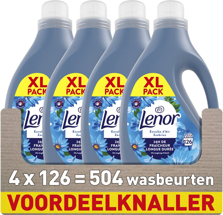 Lenor Weichspüler – Meeresbrise – 4 x 126 Wäschen