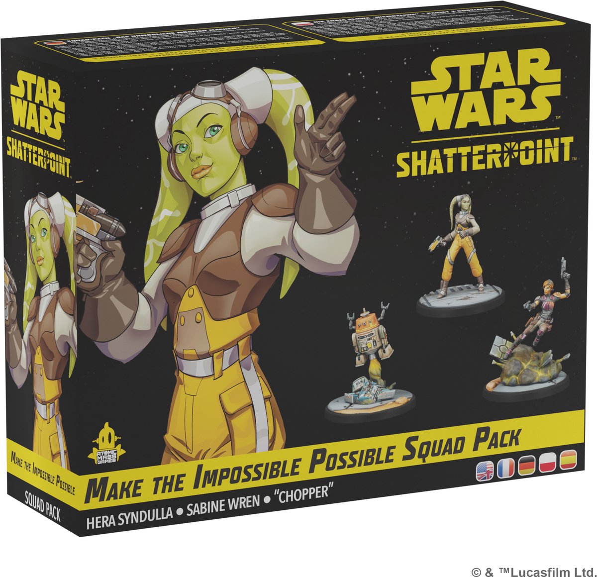 Atomic Mass Games Star Wars Shatterpoint Unmöglich mögliches Squad Pack – en fr de pl es