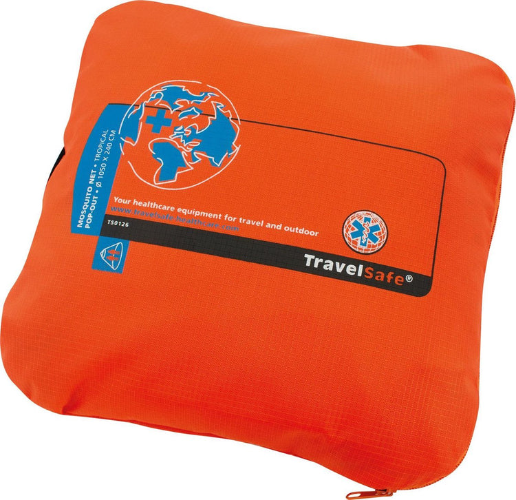 Travelsafe-Moskitonetz – Pop-Out – Pyramide – tropenfest – 2 Personen