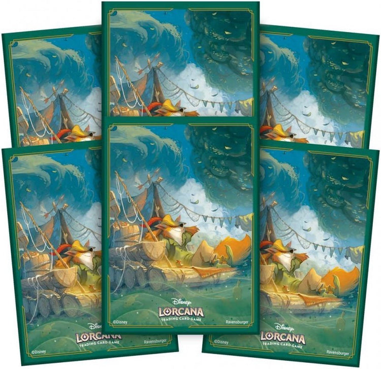 Disney Lorcana Kartenhüllen – Robin Hood – 65 Stück mit mattem Finish