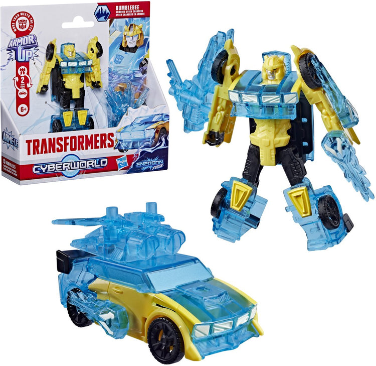 Transformers Cyberworld Energon Surge Bumblebee Armored Cyber Changers – Actionfigur