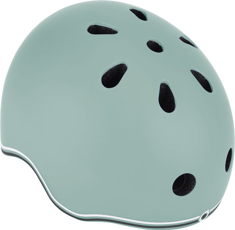 Globber Fahrradhelm – Go Up Sage – xxs xs (verstellbar von 45 bis 51 cm) – mit Beleuchtung – grün