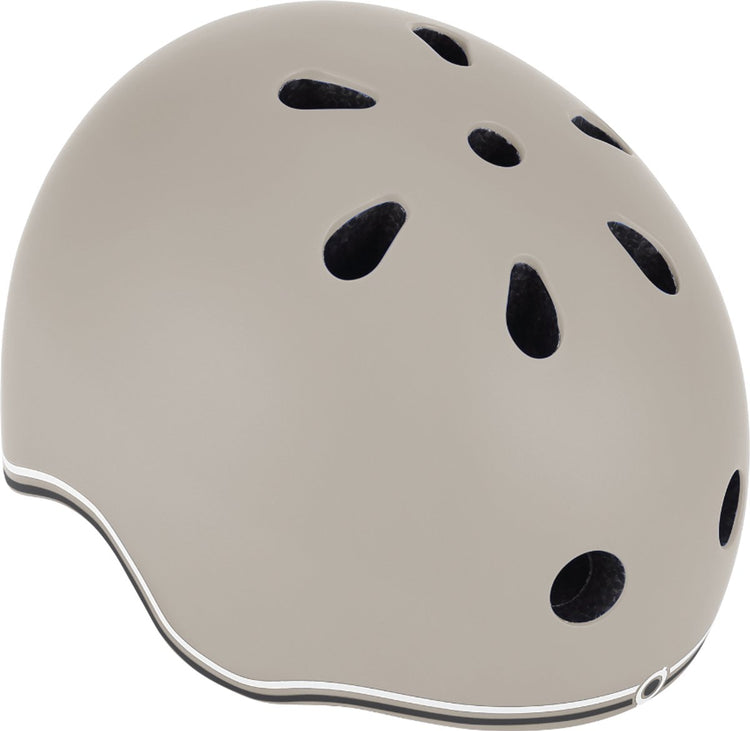 Globber Fahrradhelm – Go Up Sage – xxs xs (verstellbar von 45 bis 51 cm) – mit Beleuchtung – Sandfarbe