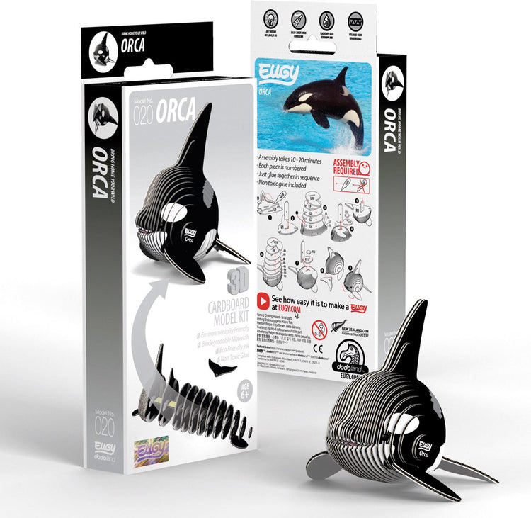 Eugy 3D-Puzzle – Killerwal – Meerestiere – nachhaltig – alle sammeln – 6 Jahre